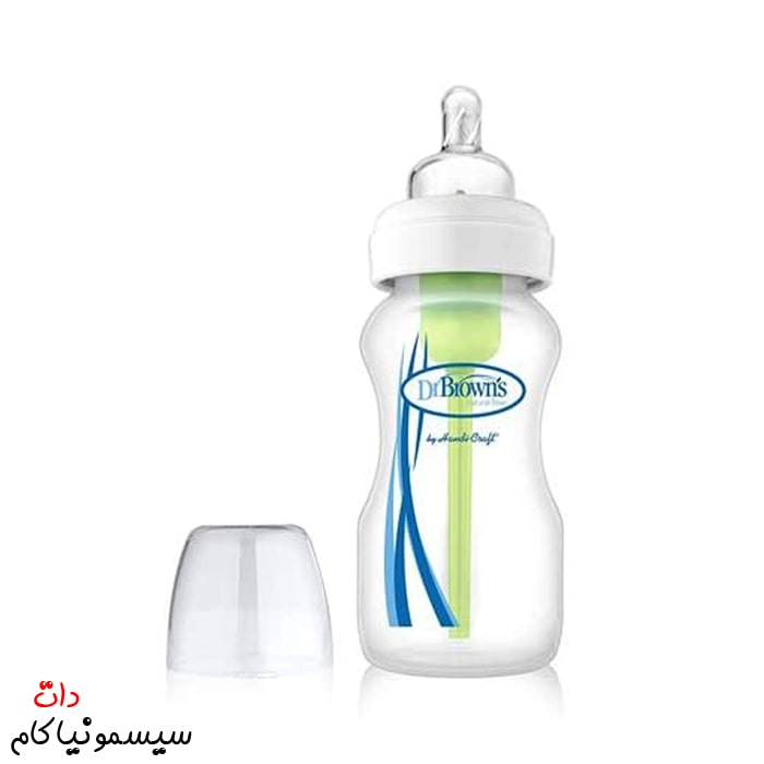 شیشه-شیر-دکتر-براون-270-میل-ضد-کولیک-رنگ-سبز-WB92005-GBX-02