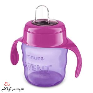 لیوان-دسته‌دار-فیلیپس-اونت-با-دهنه-تمام-سیلیکونی-SCF551/03-01