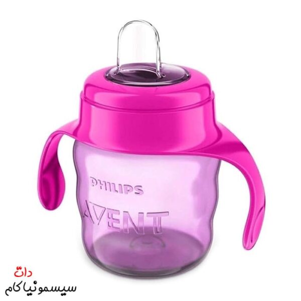 لیوان-دسته‌دار-فیلیپس-اونت-با-دهنه-تمام-سیلیکونی-SCF551/03-03