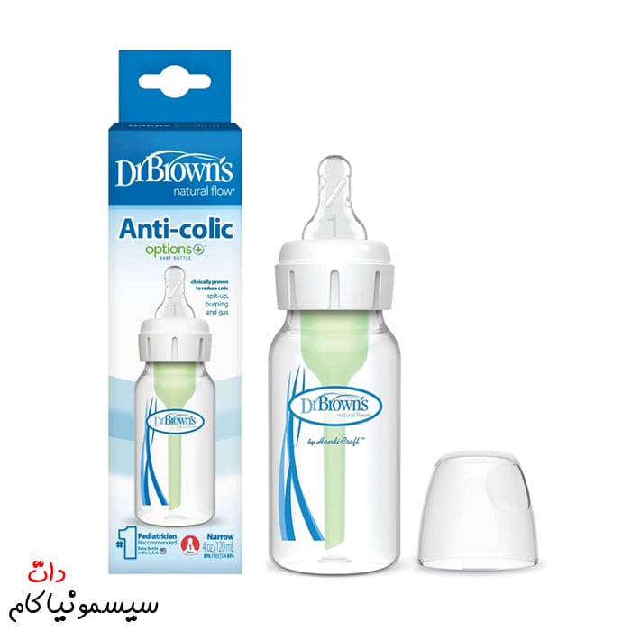 شیشه-شیر-دکتر-براون-120-میل-آپشن‌پلاس-آنتی‌کولیک-SB41005 (1)