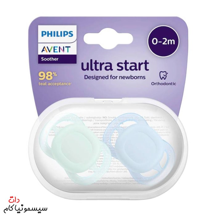 پستانک-فیلیپس-اونت-0-تا-2-ماه-الترا-سافت-SCF075/05-1